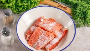 Форель слабосолёная в апельсиновом соке