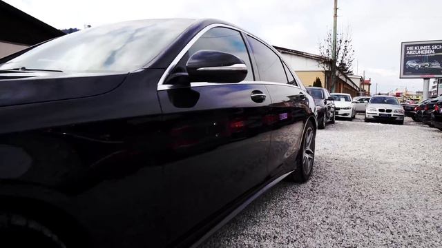 Mercedes Benz S Klasse W222 Long Amg 350D car walkaround 4k смотреть онлайн