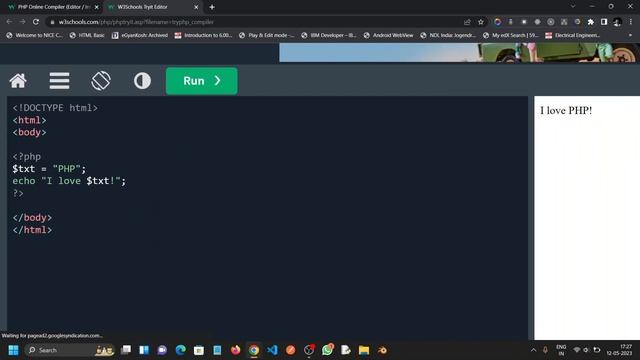 2  How to run php code online in Kalahandia
