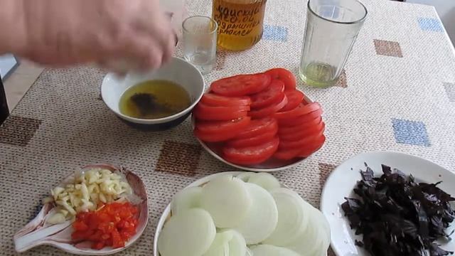 ОБАЛДЕННАЯ ЗАКУСКА ИЗ ПОМИДОР, ЛУКА И ОСТРОГО ПЕРЦА | Рецепт помидор | Праздничный рецепт.