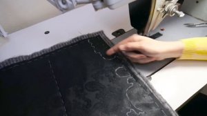 Нестандартная стежка подкладки