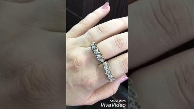 Кольца Дорожка 750 проба, бриллианты