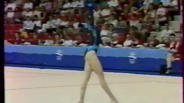 Areti SINAPIDOU (GRE) hoop - 1992 Olympics Barcelona Qualif смотреть онлайн