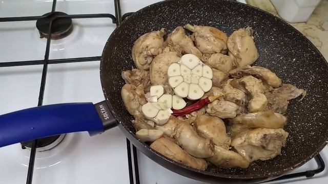 Курица в апельсиново-медовой глазури/ Chicken with orange and honey