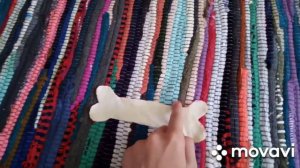 Игрушка в виде косточки для собаки своими руками. Настя Diy