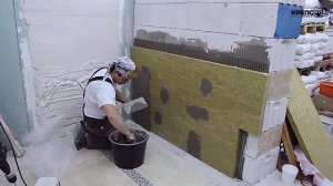 СФТК ТЕРМОКРЕПС MW - Дюбелирование утеплителя и монтаж армированного слоя