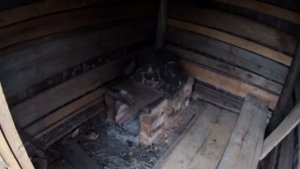 Мини баня по чёрному.