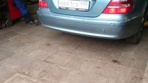 Выхлоп w211 e240 без банок AMG