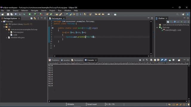 Java Basics: For Loop reverse order смотреть онлайн