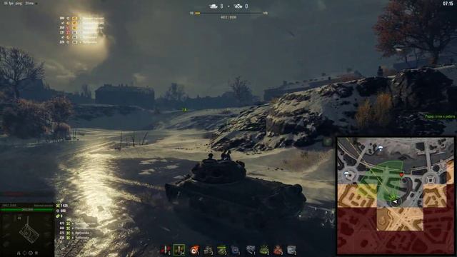 World of Tanks Стальной охотник на изи. Топ 1. смотреть онлайн