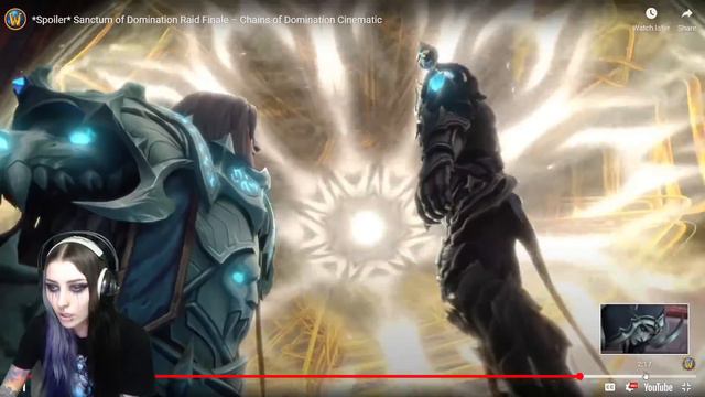 Sylvanas' Fate Cinematic Reaction - Sanctum of Domination Raid Finale World of Warcraft Shadowlands смотреть онлайн