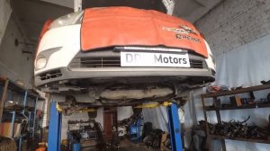 снимаем двигатель Toyota Highlander (Тойота Хайлендер) 3.5