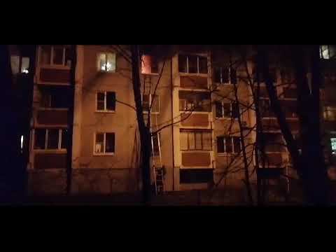 Пожар на Владимира Невского в Воронеже