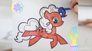 Раскрашиваем Пинки Пай/ Pinki Pay coloring
