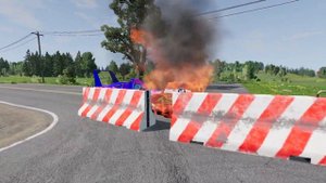 Epic Escape From Lightning McQueen Demons & King MONSTER | McQueen VS King Eater in BeamNG