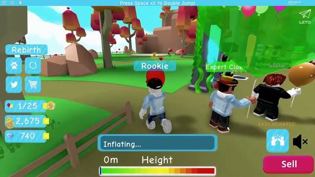 Роблокс шарики! Ого, какой огромный шар! смотреть онлайн