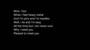BLUR Song 2 with Lyrics