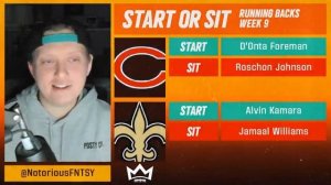 Running Backs You MUST START & SIT in Week 9 (Every Matchup) | Fantasy Football 2023