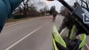 ПОЕХАЛИ В ДРУГОЙ ГОРОД НА ПИТБАЙКАХ!!! Можайск - Руза. Стант на PROGASI SUPER MAX 250.
