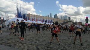 Разминка на "Гонке Героев" 10 июня 2023 года на Поклонной горе