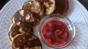 Завтрак Банановые Оладьи Без яиц и Без Сахара