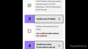 Подтверждение своего пайкойн-кошелька в приложении Pi Network (возможно только ключевой фразой)