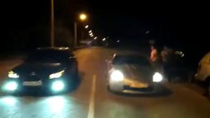 BMW e60 4.8 vs Nissan 350z на компрессоре