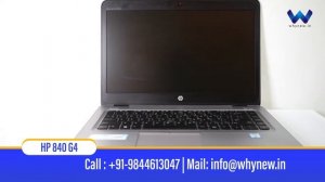 HP Elitebook 840 G4 notebook specification | Whynew Official | Why new Buy like new