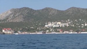 Наше с Людой путешествие по морю на моторном катере в Судак и Новый  Свет Крым  август 2018 года