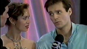 Грищук Оксана и Платов Евгений – российские фигуристы говорят на английском языке! Интервью 1995 г.