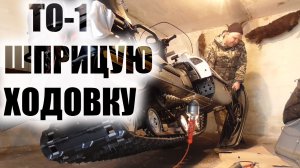 тайга варяг 550 ТО1 шприцуем ходовку ЗАГЛЯНУЛ В ЦИЛИНДРЫ камерой Fi