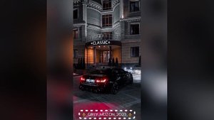 По алея ночью луной