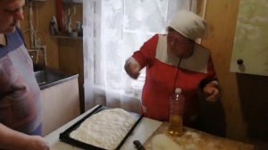 Деревенские пироги в Русской печи от мамы Нади