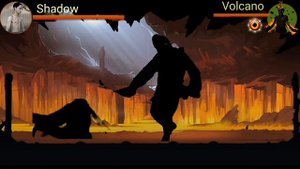 Shadow Fight 2 In Real Life Volcano (Underworld) Boss Battle.