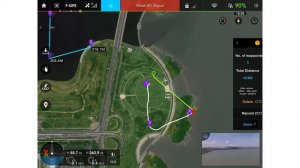 Phantom 3 - Режим полета по заданным точкам на русском