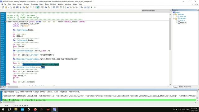 x86Assembler#63: Как написать CRACKME на АССЕМБЛЕРЕ Часть 2 смотреть онлайн