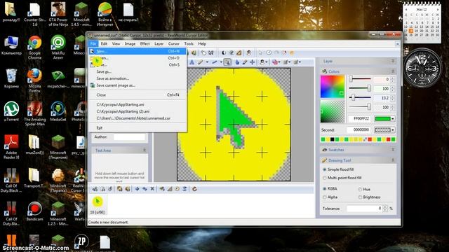 как создать свой курсор мыши в windows 7! смотреть онлайн