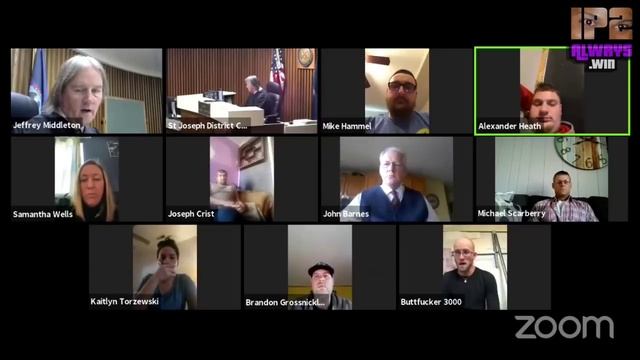 Guy shows up to Zoom court meeting with the username BUTTFUCKER 3000 смотреть онлайн