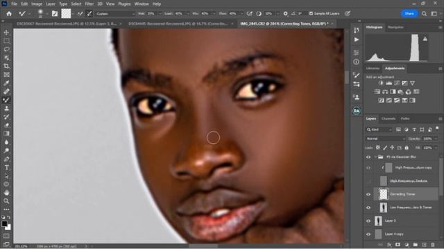 Skin Retouching Technique in Photoshop