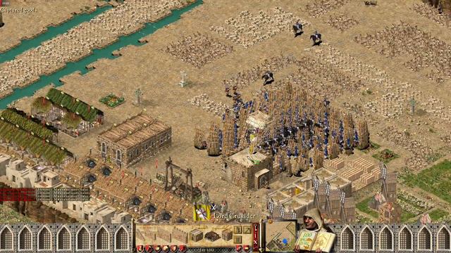 Stronghold Crusader Multiplayer - NEVER SURRENDER/ Deathmatch 1vs2 смотреть онлайн