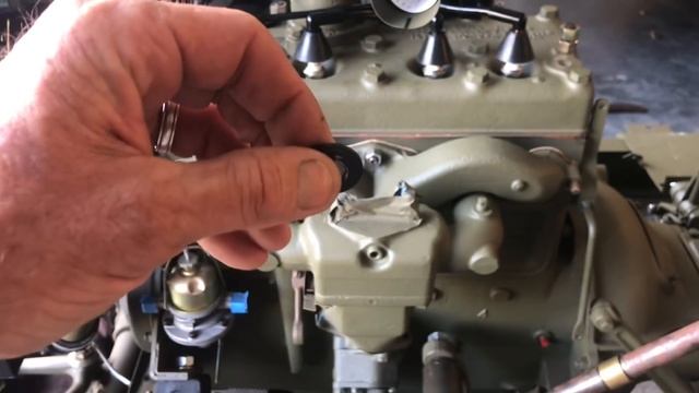 Installation Of The Intake And Exhaust Manifolds On A Willys MB L134 Engine G503TV смотреть онлайн