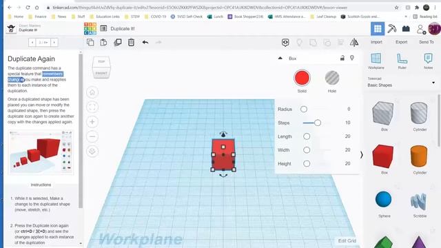 08 Tinkercad - Duplicate It! смотреть онлайн
