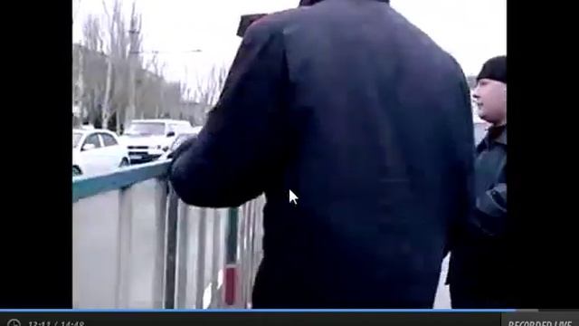 Луганск. Мужик красава! Луганск 12.04.2014 смотреть онлайн