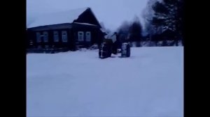 Самодельный снегоход на пневматике