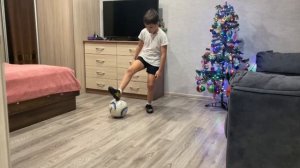 Домашняя тренировка по футболу