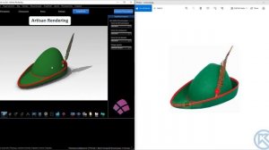 Artisan Rendering (Kompas 3D).