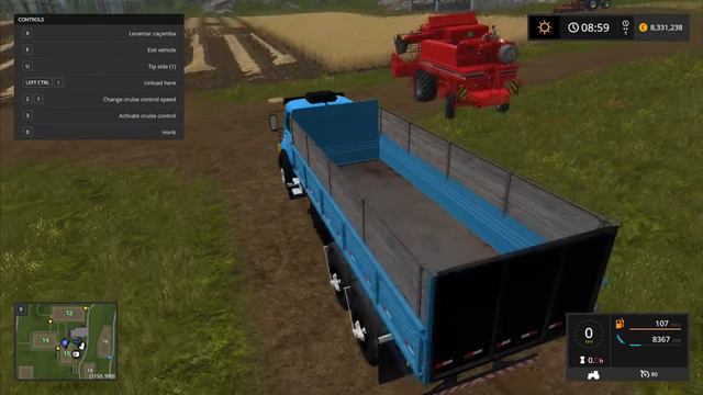 Mercedes Benz 1518 Graneleiro Farming Simulator 17 смотреть онлайн