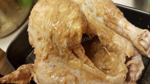 Сочная индейка в духовке запеченная целиком