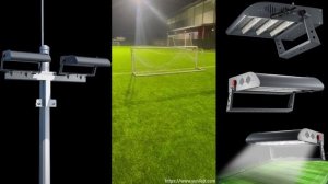 Освещение тренировочного футбольного поля 60x90. LED Прожектора серия P73-1060W