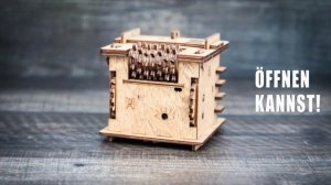 Механический квестбокс "Кот Шредингера" от IDventure - деревянная головоломка, куб задачка.